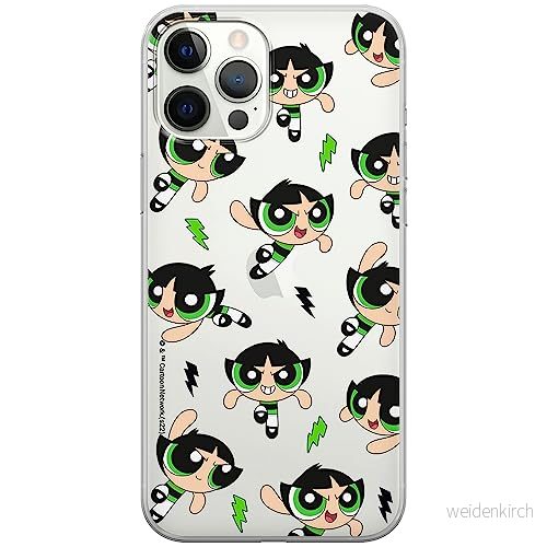 ERT GROUP mobiltelefonfodral för Iphone 12 PRO MAX originalt och officiellt licensierat The Powerpuff Girls mönster 009, gedeeltelijk transparant 5905511958855