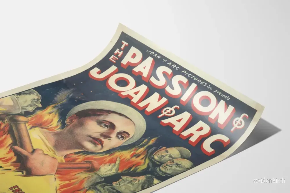 Vintageposter The Passion of Joan of Arc väggdekoration - Bild 3
