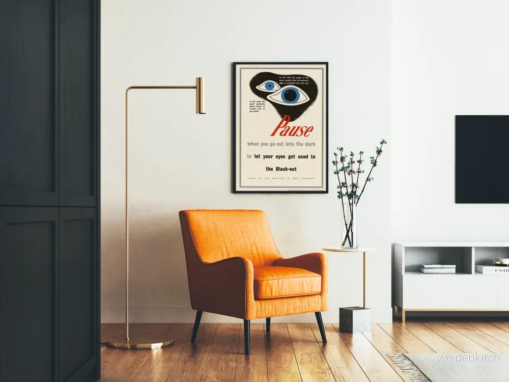 Vintageposter med öga och mörker för väggdekoration Artem Legrand - Bild 2