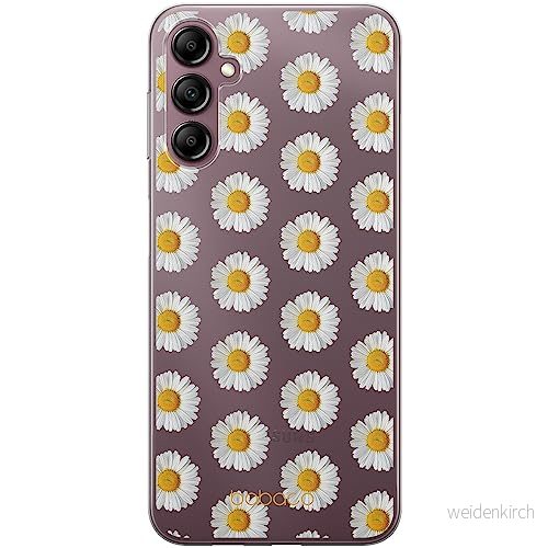 ERT GROUP mobiltelefonfodral för Samsung A14 4G/5G originalt och officiellt licensierat Babaco mönster Flowers 009 optimalt anpassad till formen på mobiltelefonen, gedeeltelijk transparant 5905511820503