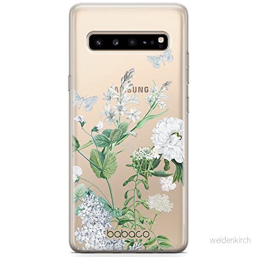 ERT GROUP mobiltelefonfodral för Samsung S10 originalt och officiellt licensierat Babaco mönster Flowers 033 optimalt anpassad till formen på mobiltelefonen, gedeeltelijk transparant 5905131287755