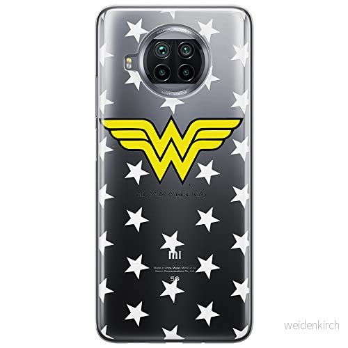 ERT GROUP mobiltelefonfodral för Xiaomi MI 10T LITE/REDMI NOTE 9 PRO 5G originalt och officiellt licensierat DC mönster Wonder Woman 006, gedeeltelijk transparant 5903537155531