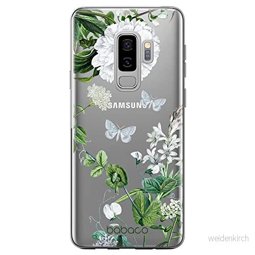 ERT GROUP mobiltelefonfodral för Samsung S9 PLUS originalt och officiellt licensierat Babaco mönster Flowers 030 optimalt anpassad till formen på mobiltelefonen, gedeeltelijk transparant 5905131278135