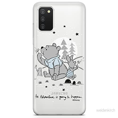 ERT GROUP mobiltelefonfodral för Samsung A03S originalt och officiellt licensierat Disney mönster Winnie the Pooh and friends 008 anpassad till formen på mobiltelefonen, gedeeltelijk transparant 5903932989434