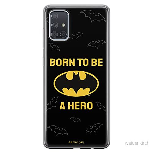 ERT GROUP mobiltelefonfodral för Samsung A71 originalt och officiellt licensierat DC mönster Batman 058 optimalt anpassad till formen på mobiltelefonen, fodral tillverkad av TPU plast 5905131537461