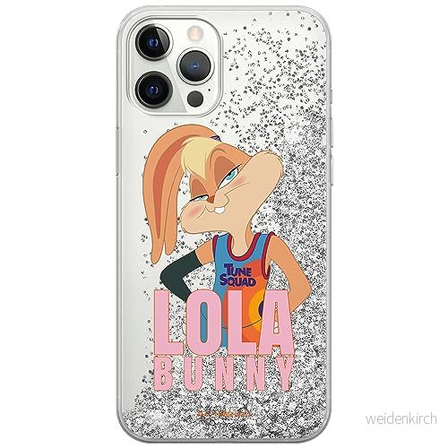 ERT GROUP mobiltelefonfodral för Apple Iphone 12/12 PRO originalt och officiellt licensierat Looney Tunes mönster Space Jam 021, med glitter overflow effekt 5905511056100
