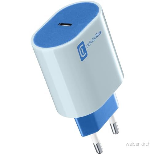 CELLULAR Line #Stylecolor power adapter USB C 20 Watt 8018080433122