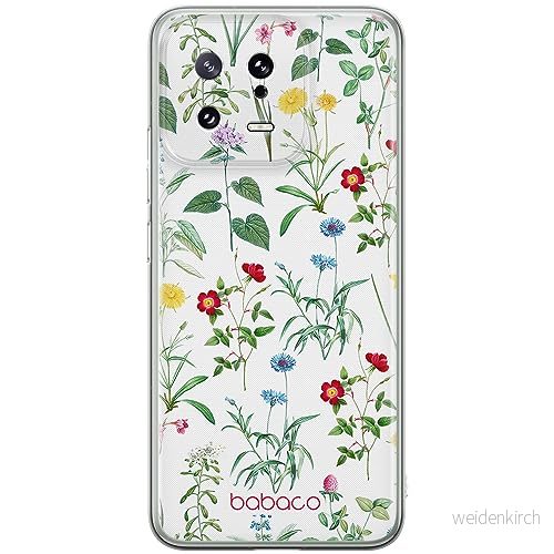 ERT GROUP mobiltelefonfodral för Xiaomi 13 originalt och officiellt licensierat Babaco mönster Flowers 042 optimalt anpassad till formen på mobiltelefonen, fodral tillverkad av TPU plast 5905511906580