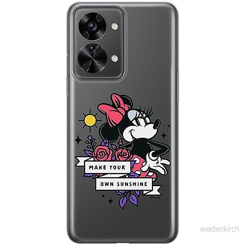 ERT GROUP mobiltelefonfodral för OnePlus NORD 2T 5G originalt och officiellt licensierat Disney mönster Minnie 073 optimalt anpassad till formen på mobiltelefonen, gedeeltelijk transparant 5905795025014