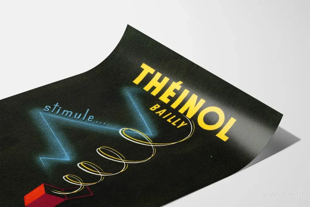Vintage reklamposter för Théinol Bailly Stimuler - Bild 3