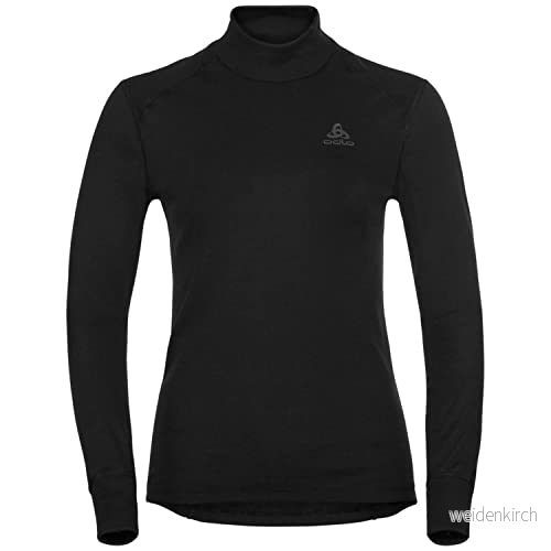 Odlo Dam Bl Top Turtle Neck L/S Active Warm Eco T shirt 7613361774676