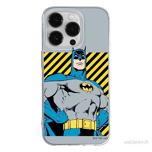 ERT GROUP mobiltelefonfodral för Apple Iphone 14 PRO MAX originalt och officiellt licensierat DC mönster Batman 069 optimalt anpassad till formen på mobiltelefonen, fodral tillverkad av TPU plast 5905131939654