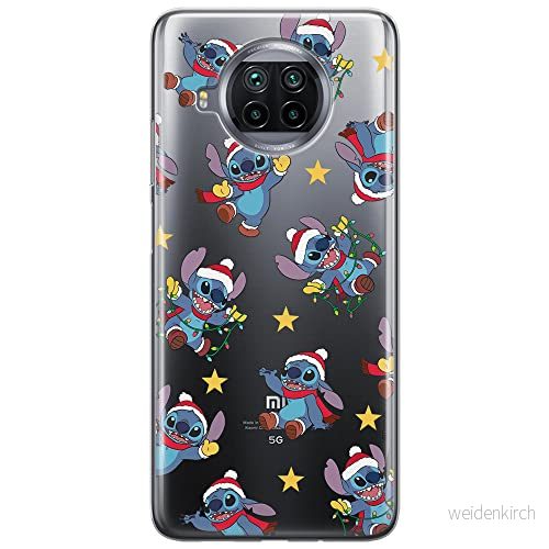 ERT GROUP mobiltelefonfodral för Xiaomi REDMI NOTE 9T originalt och officiellt licensierat Disney mönster Stitch 009 optimalt anpassad till formen på mobiltelefonen, gedeeltelijk transparant 5904805647888