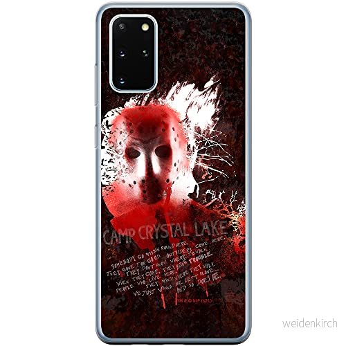 ERT GROUP mobiltelefonfodral för Samsung S20 PLUS / S11 originalt och officiellt licensierat Horror mönster Friday the 13th 016 anpassad till formen på mobiltelefonen, fodral tillverkad av TPU plast 5905511117122