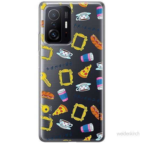 ERT GROUP mobiltelefonfodral för Xiaomi 11T 5G / PRO originalt och officiellt licensierat Friends mönster 026 anpassad till formen på mobiltelefonen, gedeeltelijk transparant 5905795062323