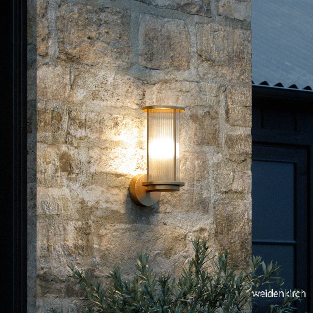 Nordlux Utomhusvägglampa Linton, mässing 5704924011047 Nordlux Utomhusvägglampa Linton, mässing 5704924011047