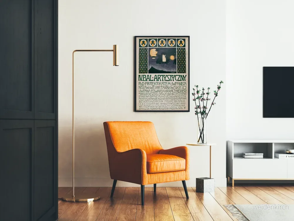 Vintageposter IV Bal Artystyczny - Konstnärlig Väggdekoration - Bild 2