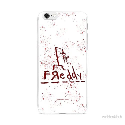ERT GROUP mobiltelefonfodral för Iphone 6/6S originalt och officiellt licensierat Horror mönster Nightmare of Elm Street 009 anpassad till formen på mobiltelefonen, fodral tillverkad av TPU plast 5905511090203