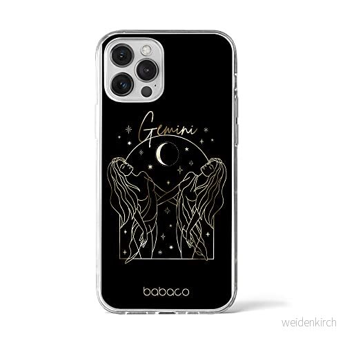 ERT GROUP mobiltelefonfodral för Apple Iphone 12 PRO MAX originalt och officiellt licensierat Babaco mönster Zodiac Woman 003 Vit anpassad till formen på mobiltelefonen, fodral tillverkad av TPU plast 5903932225846