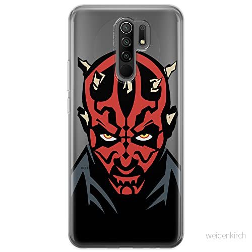 ERT GROUP mobiltelefonfodral för Xiaomi REDMI 9 originalt och officiellt licensierat Star Wars mönster Darth Maul 004 optimalt anpassad till formen på mobiltelefonen, gedeeltelijk transparant 5903040293782
