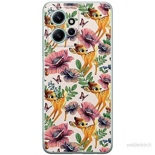 ERT GROUP mobiltelefonfodral för Xiaomi REDMI NOTE 12 4G originalt och officiellt licensierat Disney mönster Bambi 015 optimalt anpassad till formen på mobiltelefonen, fodral tillverkad av TPU plast 5905511944773