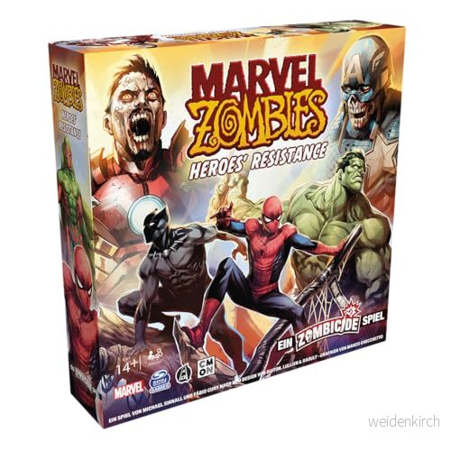 CMON, Marvel Zombies: Heroes' Resistance ett zombicide spel, finsmakare Dungeon Crawler, 14 spelare, från år, 60 minuter, tyska 4015566604766