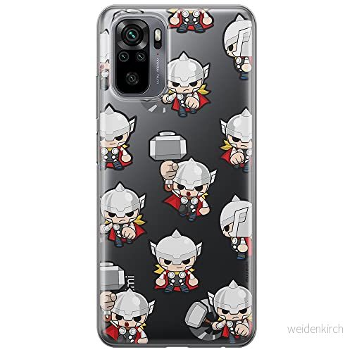 ERT GROUP mobiltelefonfodral för Xiaomi REDMI NOTE 10/ 10S originalt och officiellt licensierat Marvel mönster Thor 007 optimalt anpassad till formen på mobiltelefonen, gedeeltelijk transparant 5904805166792
