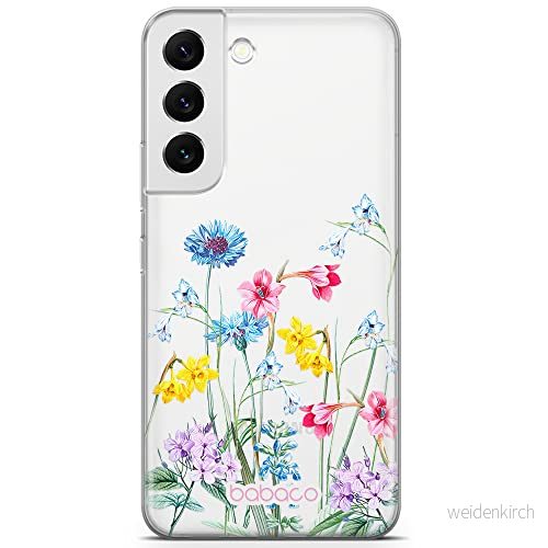 ERT GROUP mobiltelefonfodral för Samsung S22 originalt och officiellt licensierat Babaco mönster Flowers 040 optimalt anpassad till formen på mobiltelefonen, gedeeltelijk transparant 5905131311436