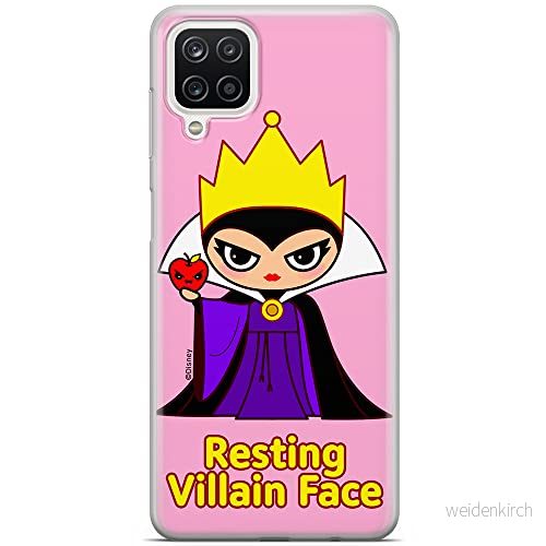 ERT GROUP mobiltelefonfodral för Samsung A12 / M12 F12 originalt och officiellt licensierat Disney mönster The Evil Queen 002 anpassad till formen på mobiltelefonen, fodral tillverkad av TPU plast 5905131472908