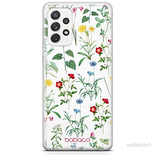 ERT GROUP mobiltelefonfodral för Samsung A33 5G originalt och officiellt licensierat Babaco mönster Flowers 042 optimalt anpassad till formen på mobiltelefonen, fodral tillverkad av TPU plast 5905131316202