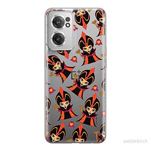 ERT GROUP mobiltelefonfodral för Oneplus NORD CE 2 originalt och officiellt licensierat Disney mönster Jafar 002 optimalt anpassad till formen på mobiltelefonen, gedeeltelijk transparant 5905511294397