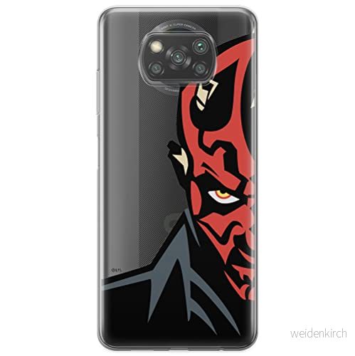 ERT GROUP mobiltelefonfodral för Xiaomi POCOPHONE X3 originalt och officiellt licensierat Star Wars mönster Darth Maul 003 optimalt anpassad till formen på mobiltelefonen, gedeeltelijk transparant 5903537128184