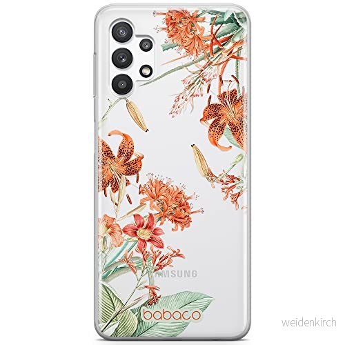 ERT GROUP mobiltelefonfodral för Samsung A32 5G originalt och officiellt licensierat Babaco mönster Flowers 057 optimalt anpassad till formen på mobiltelefonen, gedeeltelijk transparant 5905131364524