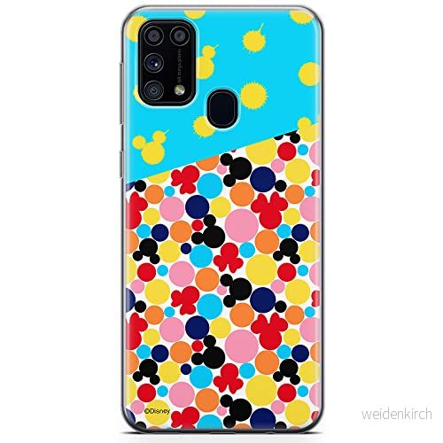 ERT GROUP mobiltelefonfodral för Samsung M31 originalt och officiellt licensierat Disney mönster Mickey 031 optimalt anpassad till formen på mobiltelefonen, fodral tillverkad av TPU plast 5904805476181