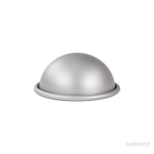 PME anodiserad aluminium halvklot kakform, silver, liten 5060543480238