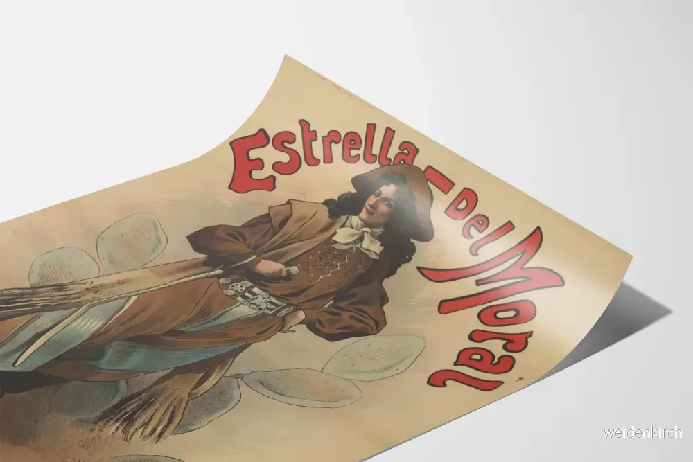 Retroposter i Estrella Del Moral-stil västern - Bild 3