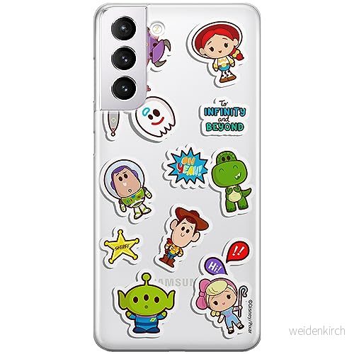 ERT GROUP mobiltelefonfodral för Samsung S21 PLUS originalt och officiellt licensierat Disney mönster Toy Story 015 optimalt anpassad till formen på mobiltelefonen, gedeeltelijk transparant 5905795048563