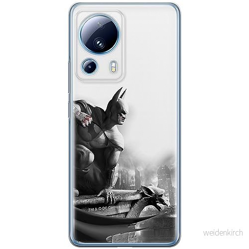 ERT GROUP mobiltelefonfodral för Xiaomi 13 LITE/CIVI 2 originalt och officiellt licensierat DC mönster Batman 017 optimalt anpassad till formen på mobiltelefonen, fodral tillverkad av TPU plast 5905511932565