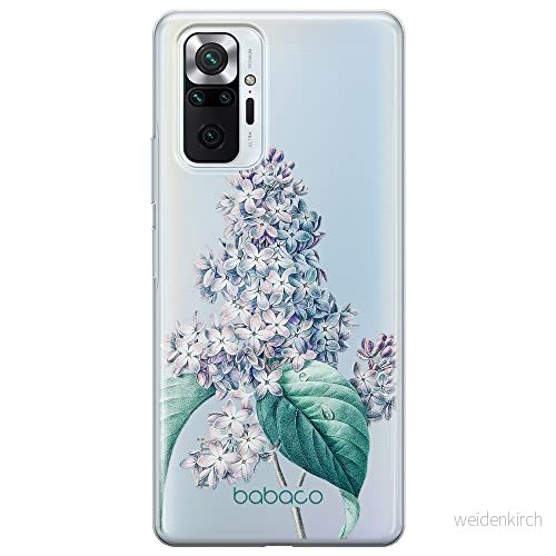 ERT GROUP mobiltelefonfodral för Xiaomi REDMI NOTE 10 PRO originalt och officiellt licensierat Babaco mönster Flowers 024 optimalt anpassad till formen på mobiltelefonen, gedeeltelijk transparant 5905131250919