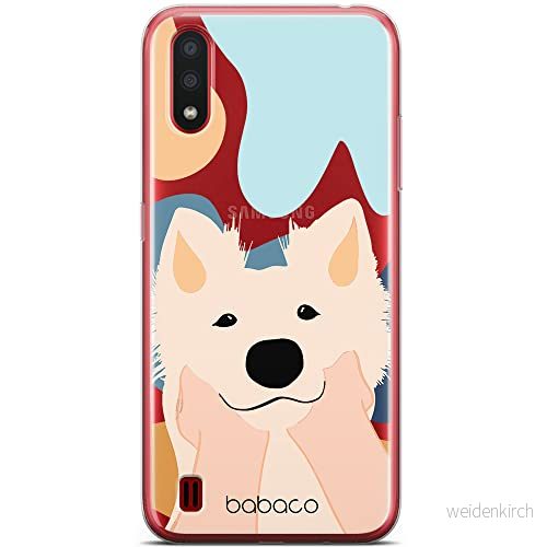 ERT GROUP mobiltelefonfodral för Samsung A01 originalt och officiellt licensierat Babaco mönster Dogs 009 optimalt anpassad till formen på mobiltelefonen, gedeeltelijk transparant 5905131040688