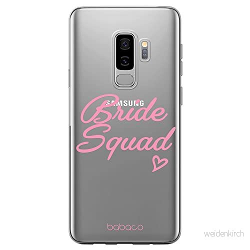 ERT GROUP mobiltelefonfodral för Samsung S9 PLUS originalt och officiellt licensierat Babaco mönster Bride Squad 001 Vit optimalt anpassad till formen på mobiltelefonen, gedeeltelijk transparant 5904805768590