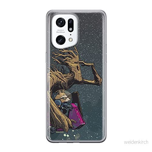 ERT GROUP mobiltelefonfodral för Oppo FIND X5 PRO originalt och officiellt licensierat Marvel mönster Guardians of the Galaxy 003 anpassad till formen på mobiltelefonen, fodral tillverkad av TPU plast 5905511399160