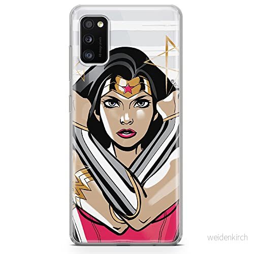 ERT GROUP mobiltelefonfodral för Samsung A41 originalt och officiellt licensierat DC mönster Wonder Woman 003 optimalt anpassad till formen på mobiltelefonen, gedeeltelijk transparant 5903537533445