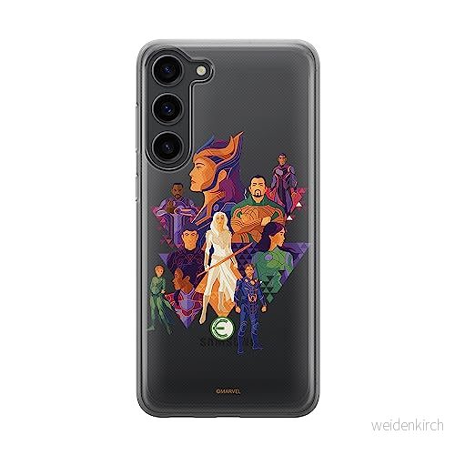 ERT GROUP mobiltelefonfodral för Samsung S23 PLUS originalt och officiellt licensierat Marvel mönster Eternals 007 optimalt anpassad till formen på mobiltelefonen, gedeeltelijk transparant 5905511452834