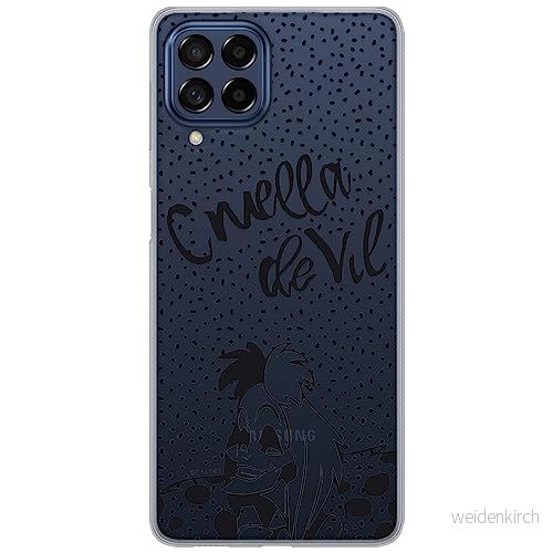 ERT GROUP mobiltelefonfodral för Samsung M33 5G originalt och officiellt licensierat Disney mönster Cruella 002 optimalt anpassad till formen på mobiltelefonen, gedeeltelijk transparant 5905511340025