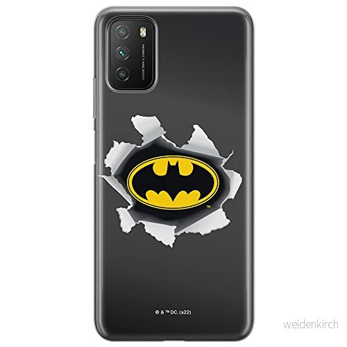 ERT GROUP mobiltelefonfodral för Xiaomi REDMI 9T/ POCO M3 originalt och officiellt licensierat DC mönster Batman 059 optimalt anpassad till formen på mobiltelefonen, fodral tillverkad av TPU plast 5905131536150