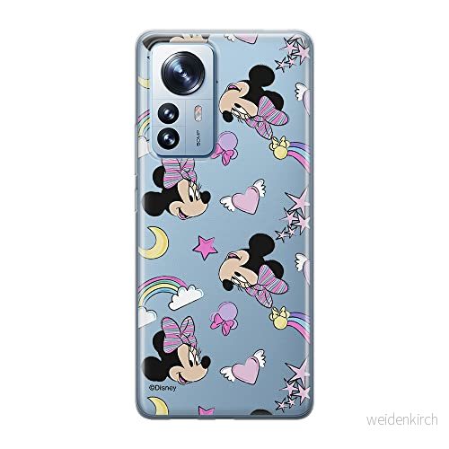 ERT GROUP mobiltelefonfodral för Xiaomi 12 PRO originalt och officiellt licensierat Disney mönster Minnie 031 optimalt anpassad till formen på mobiltelefonen, gedeeltelijk transparant 5905511520403