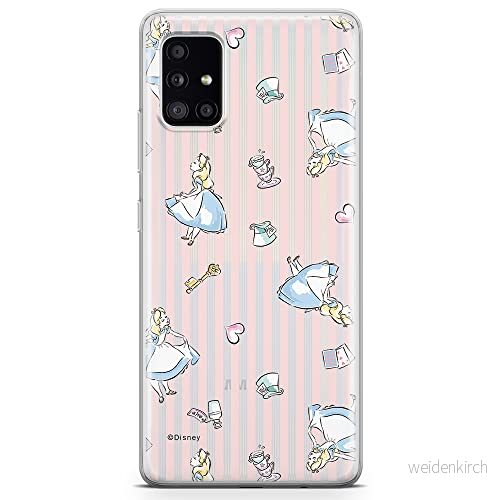 ERT GROUP mobiltelefonfodral för Samsung A51 5G originalt och officiellt licensierat Disney mönster Alice 001 optimalt anpassad till formen på mobiltelefonen, gedeeltelijk transparant 5904805445958