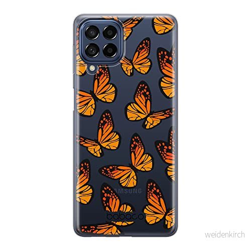 ERT GROUP mobiltelefonfodral för Samsung M53 5G originalt och officiellt licensierat Babaco mönster Butterflies 002 optimalt anpassad till formen på mobiltelefonen, fodral tillverkad av TPU plast 5905511388287