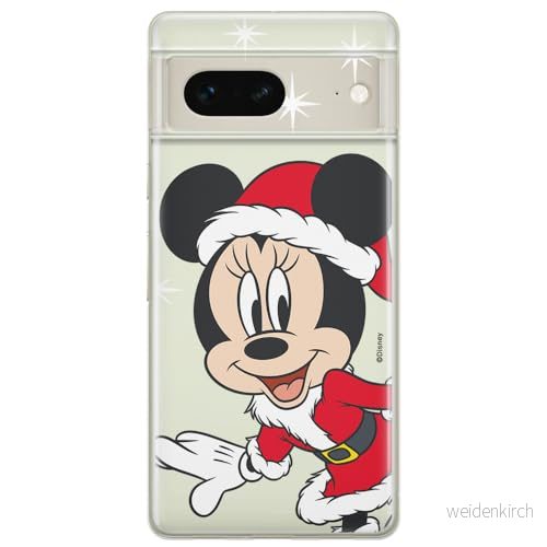 ERT GROUP mobiltelefonfodral för Google PIXEL 7 originalt och officiellt licensierat Disney mönster Minnie 062 optimalt anpassad till formen på mobiltelefonen, gedeeltelijk transparant 5905795141035
